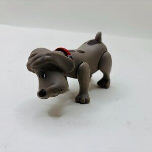 Pound Puppies Tonka 1986 Posable Gray Dog Figure